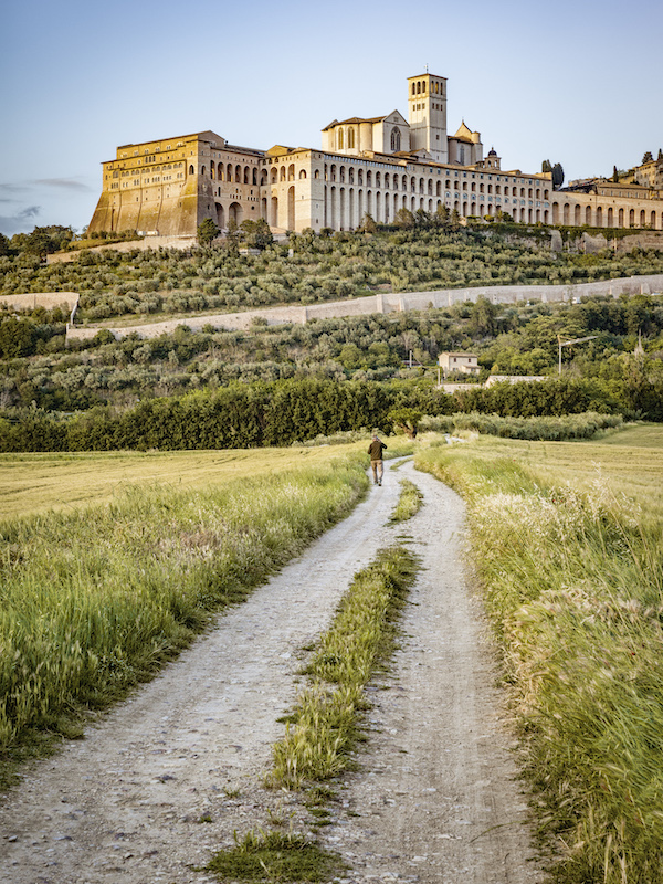 Strada verso Assisi Strada verso Assisi